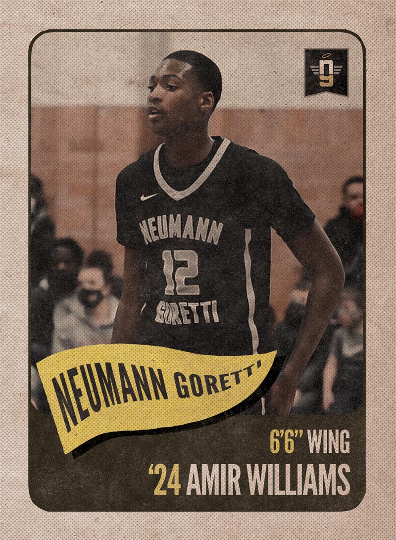 Amir Williams Neumann Goretti Basketball Player